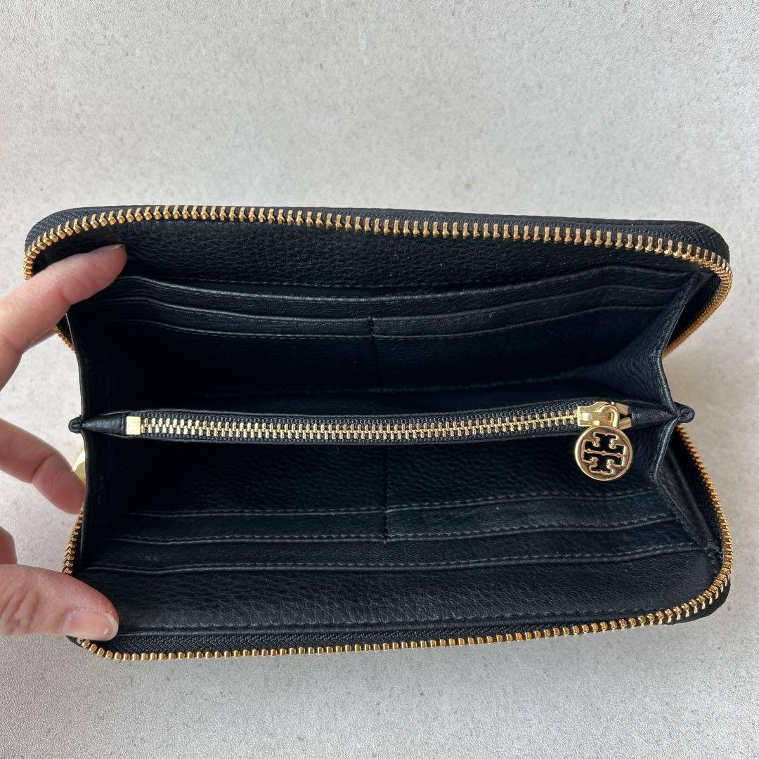 Tory Burch ブラックレザー 長財布