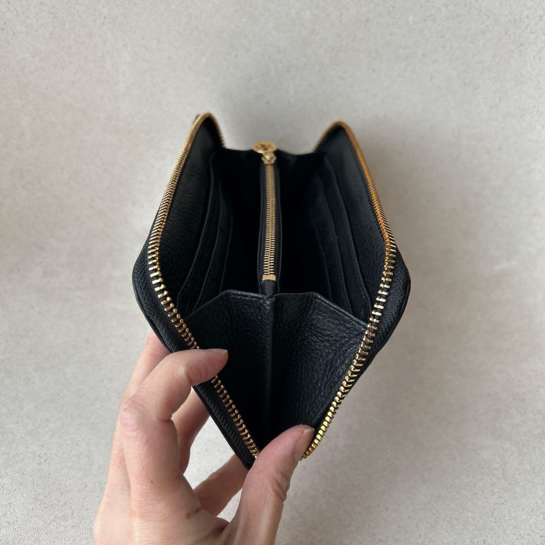 Tory Burch ブラックレザー 長財布