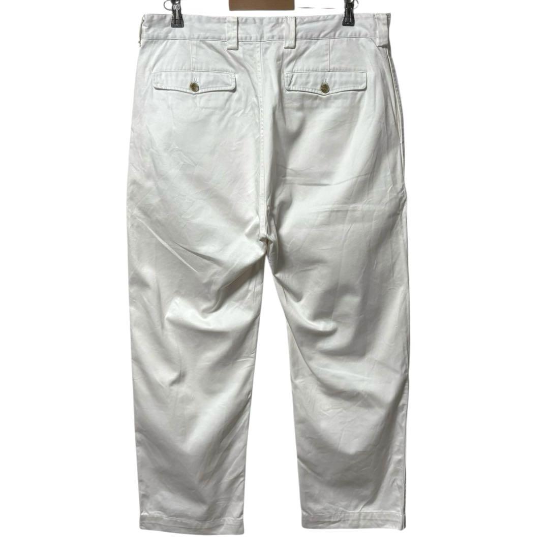 WAIPER.inc フランス軍ツータック チノトラウザー ミリタリースラックス