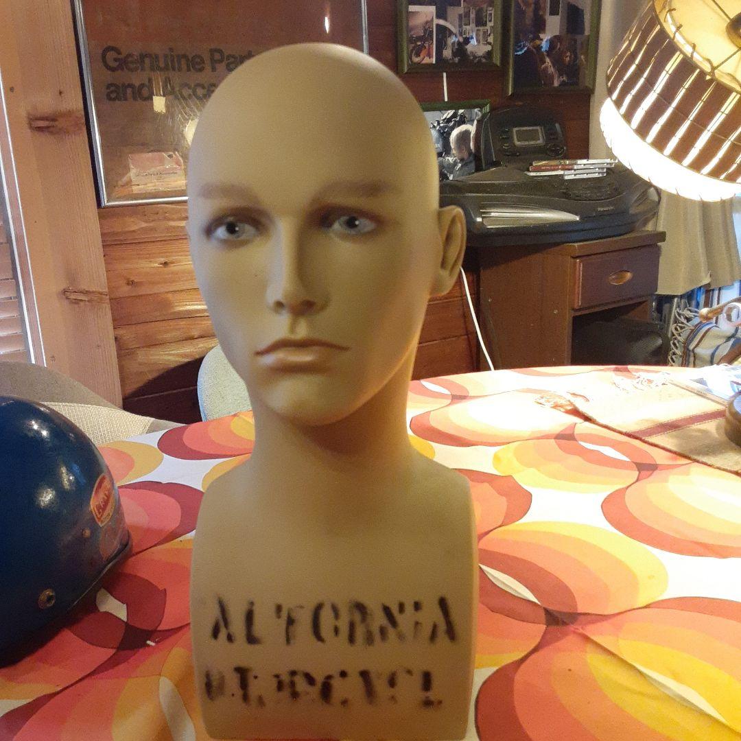 ヴィンテージ　USA製 ヘッドマネキン貴重