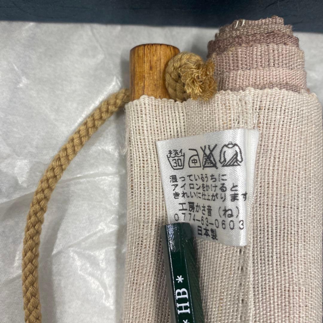 掛け軸　工房　かさ音　ろうけつ染め　染め物　麻