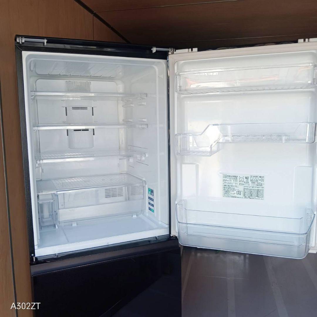 D094 送料設置無料 SHARP　自動製氷機能付き　大型冷蔵庫　350L