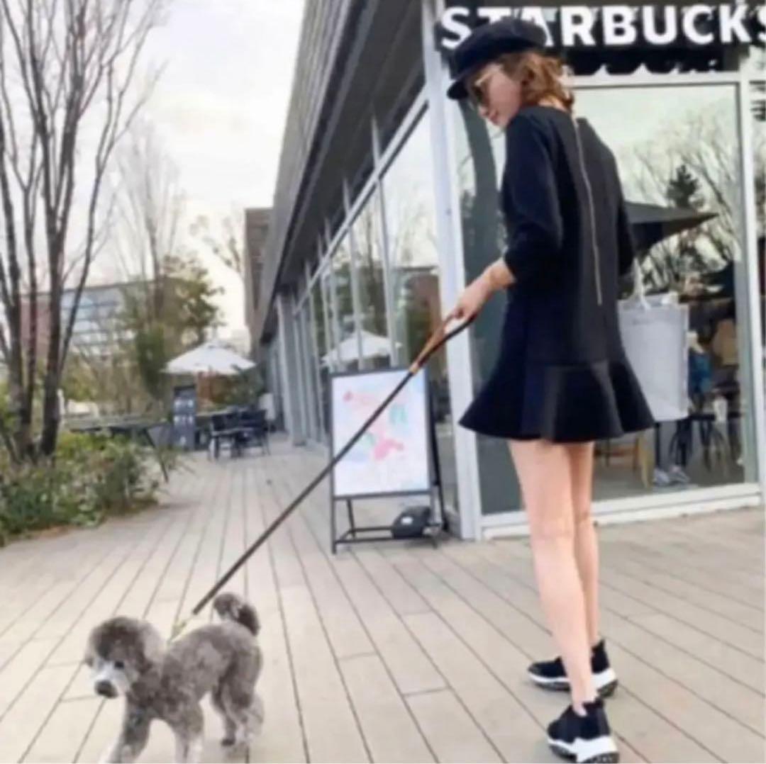 シェリエ sheller バックZIPスウェットワンピース