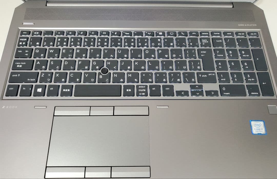 Windowsノート本体 HP Zbook Corei7 9750H Quadro T1000 32GB