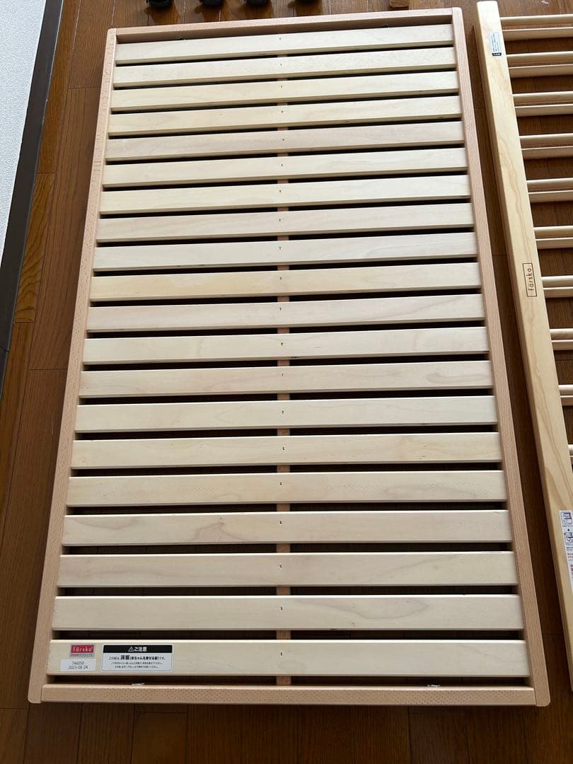 み*ほ様 färska ベッドサイドベッド　木製ベビーベッド マットレス付き