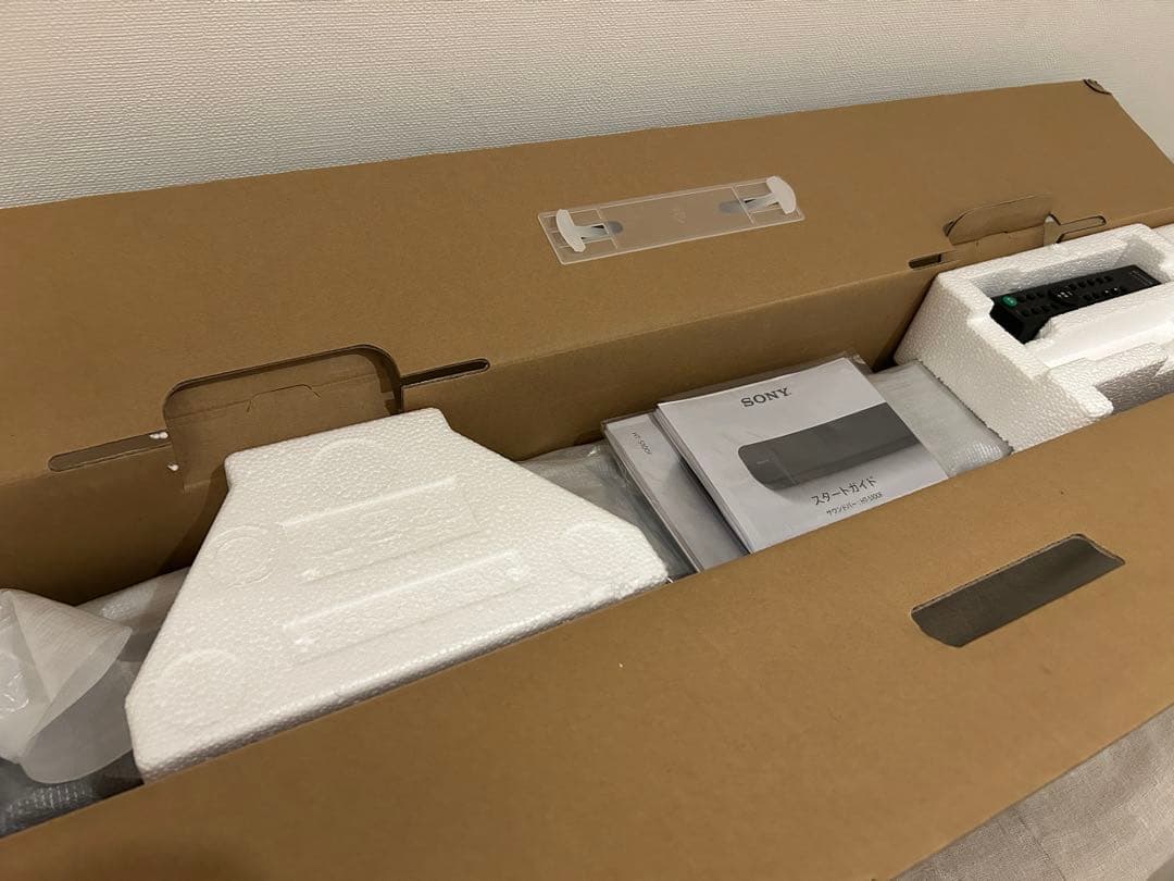 美品 SONY ソニー サウンドバー HT-S100F 2022年製 ブラック