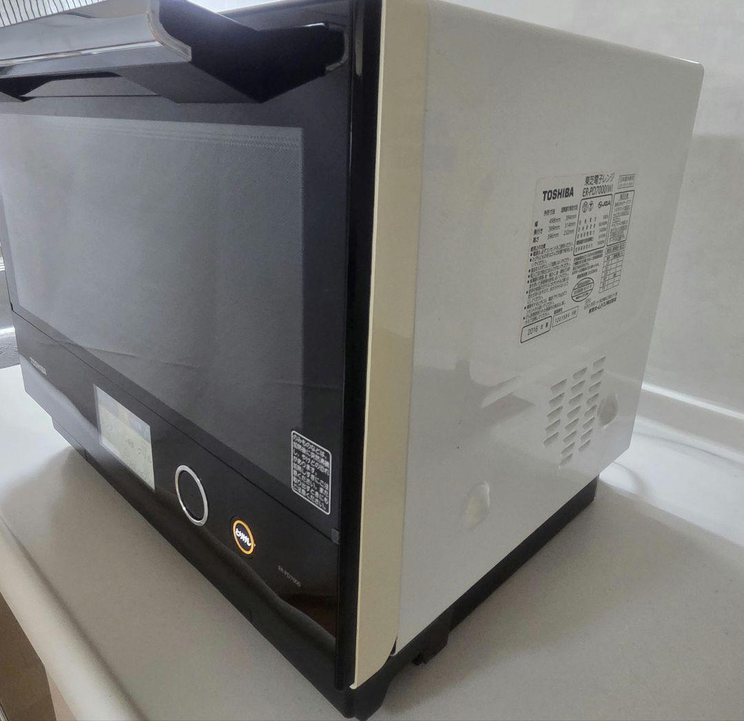 【ジャンク品】TOSHIBA　オーブンレンジ ER-PD7000(W)