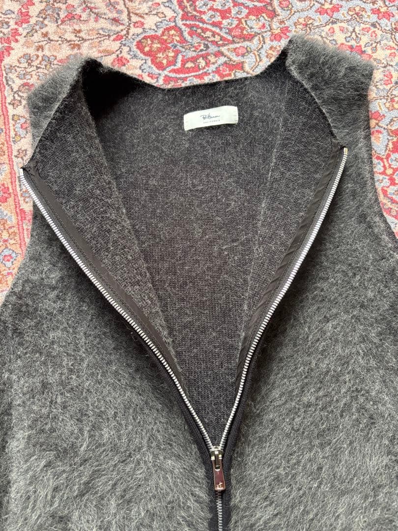 最終価格 ロンハーマン2025冬　フォックスカシミアベスト　ジレ　グレー　完売品