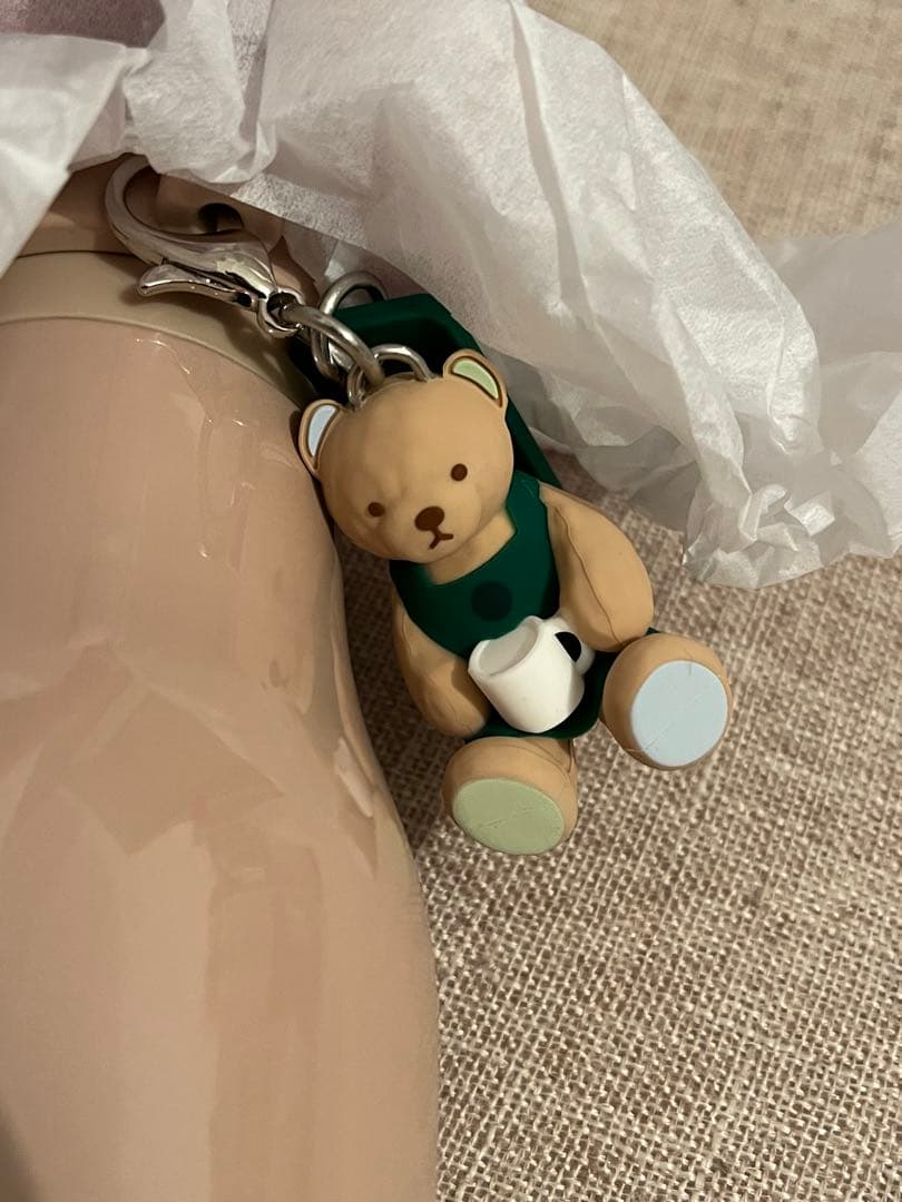 新品　スターバックス　ジェラートピケ　ステンレスボトル　モカベージュ　473ml