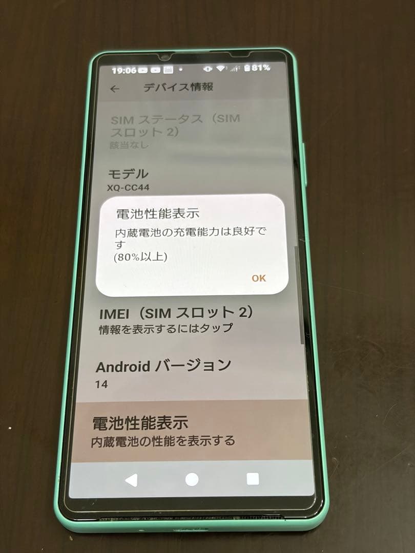 SONY Xperia Ⅳ ミント 本体