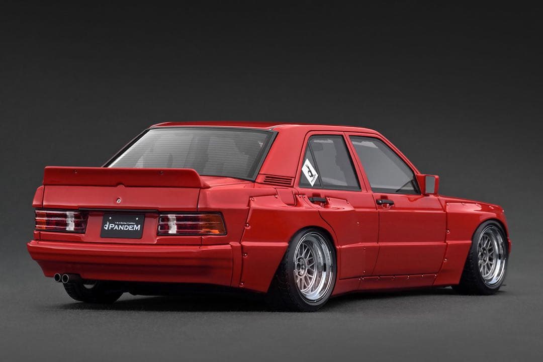 1/18 イグニッションモデル PANDEM メルセデス ベンツ 190 E 赤