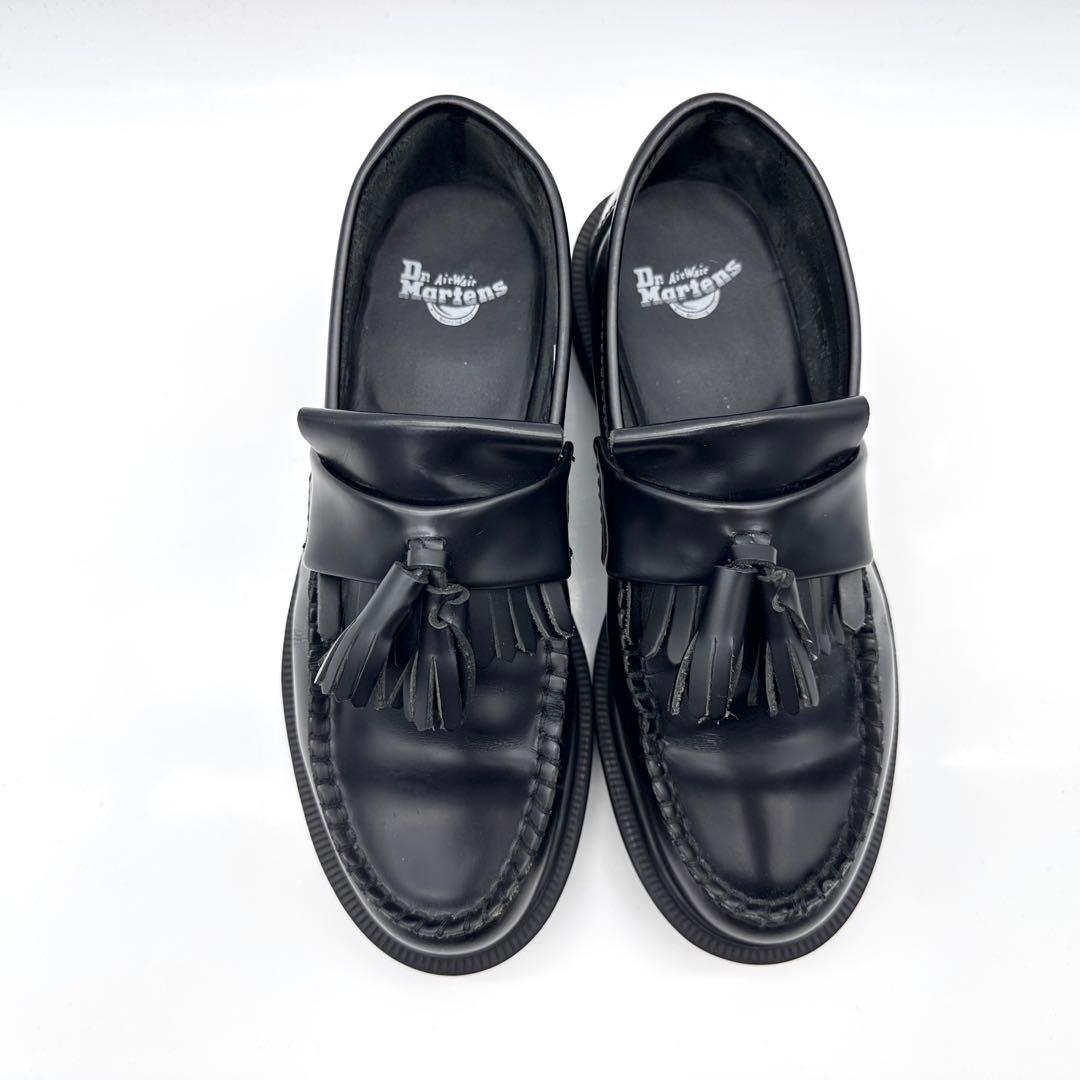ドクターマーチン エイドリアン タッセル ローファー ブラック レザー 22