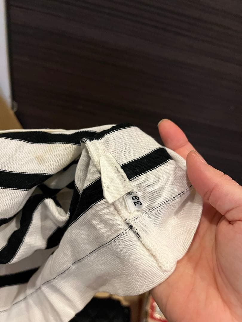 正規品　CHANEL ストライプ Tシャツ　サマーニット　ボーダー　ココマーク