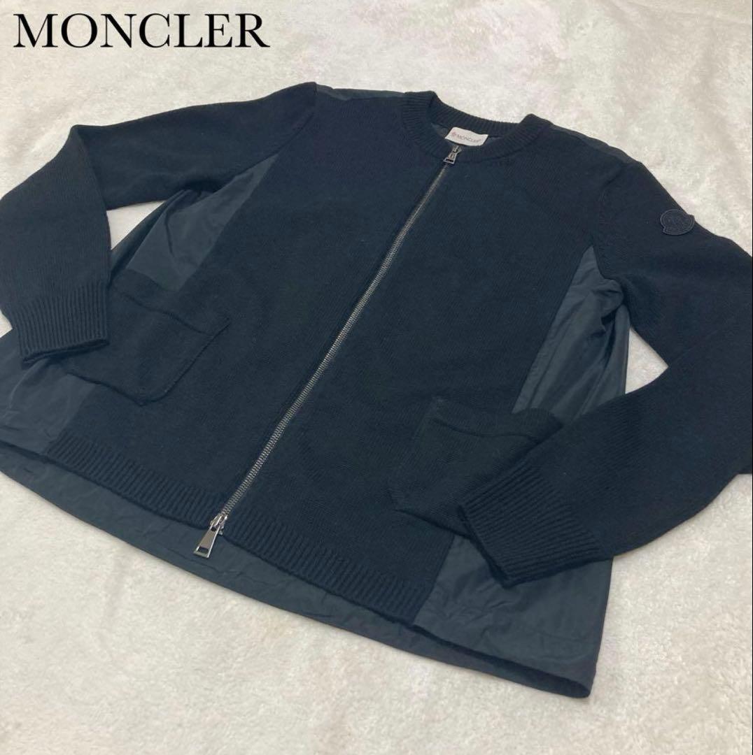 美品モンクレ切り替えナイロンジャケット