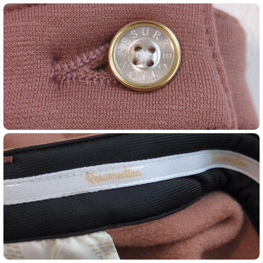 美品 レザレクション ゴルフ ウォームぺプラムスカート パンツ 2点組 裏起毛