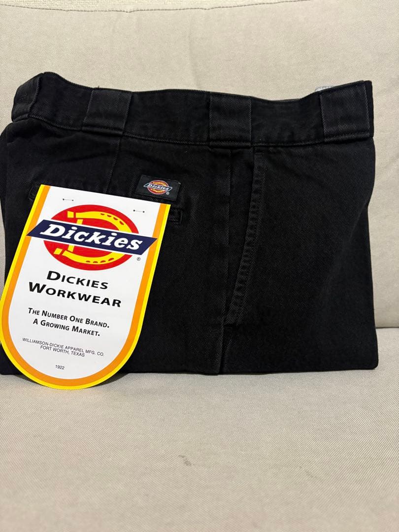 ディッキーズ ブラックデニム　874 ovy FJ
