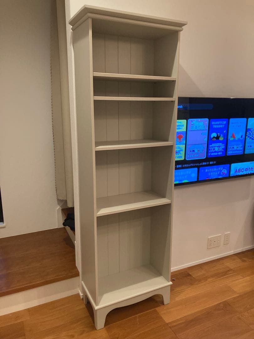 IKEA イケア　LOMMARP ロマルプ 本棚 4段 アイボリー