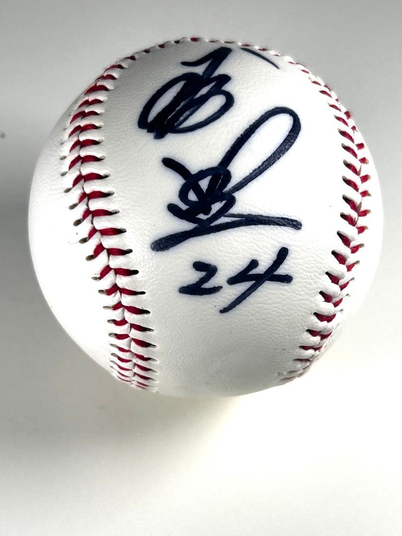 大野豊さん広島東洋カープ現役時代直筆サイン入りボール 24　野球殿堂表彰者