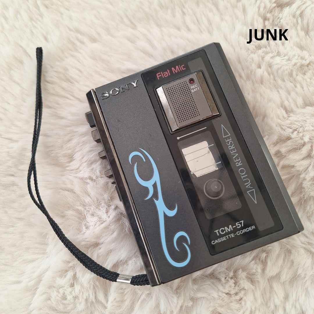 SONY TCM-S7 カセットプレーヤー　JUNK 昭和レトロ