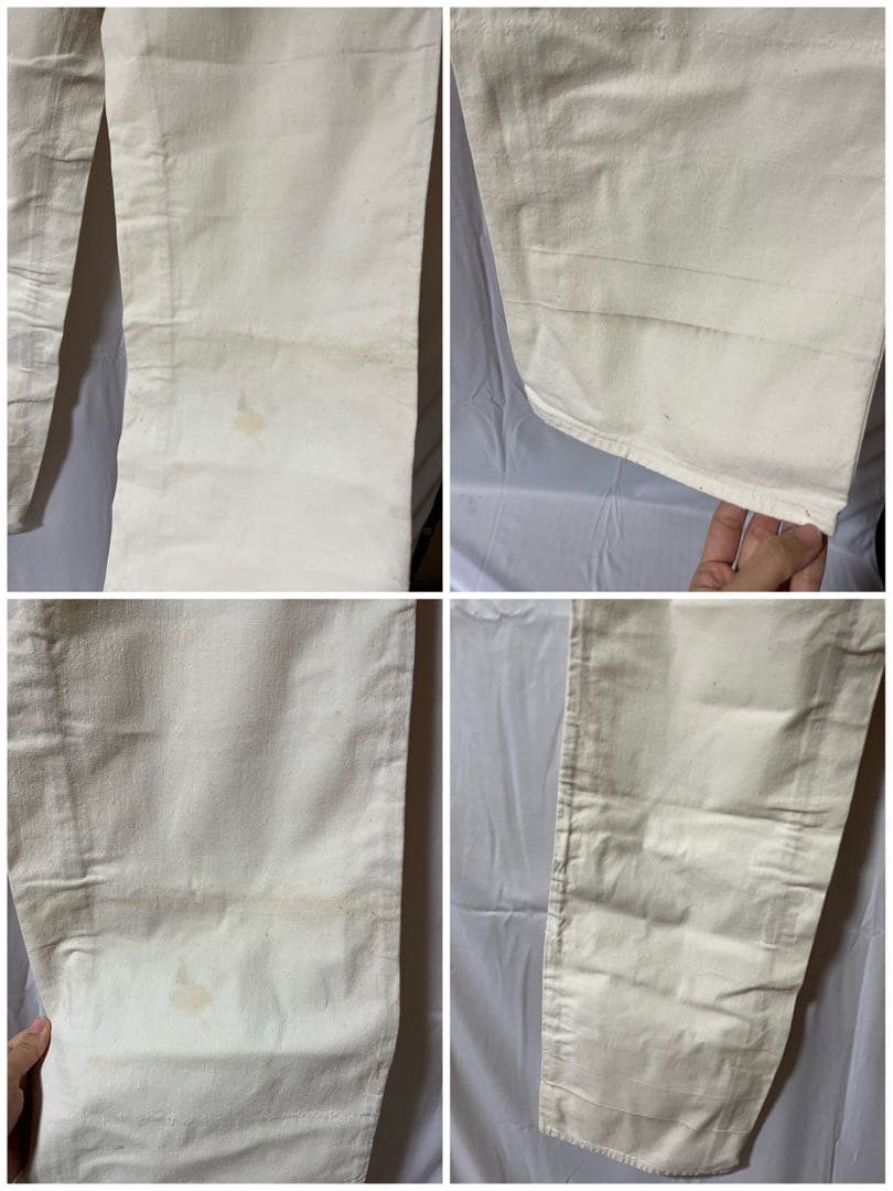 70s USA製 Lee ホワイトカーゴパンツ