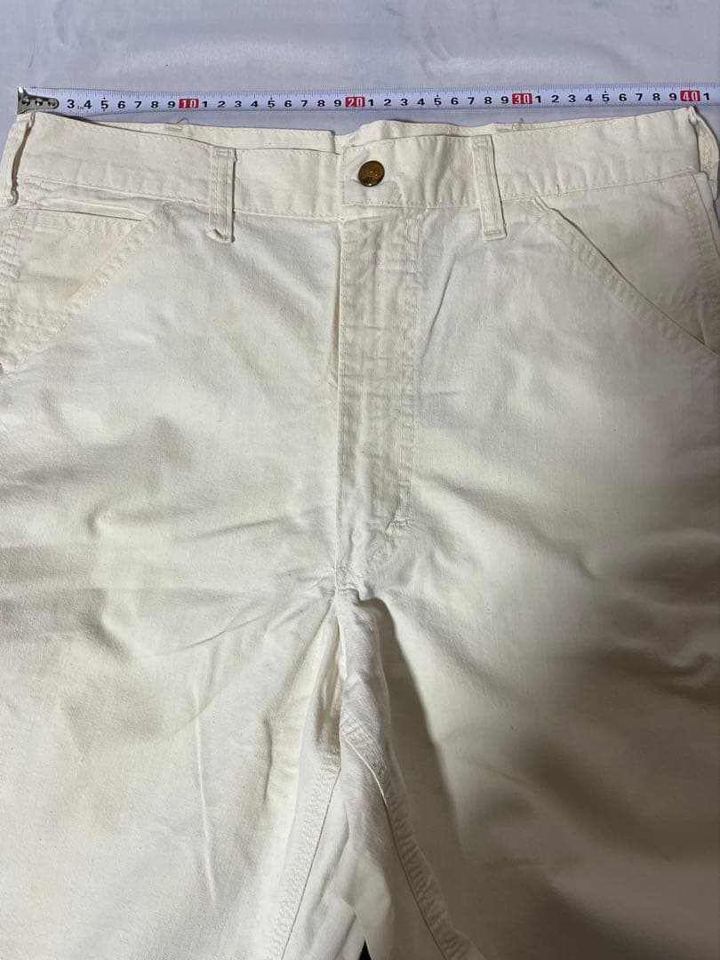 70s USA製 Lee ホワイトカーゴパンツ