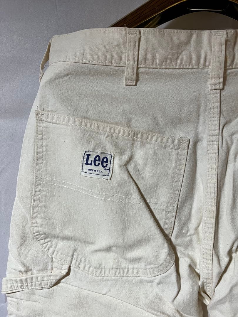 70s USA製 Lee ホワイトカーゴパンツ