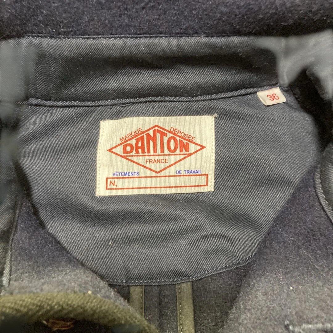 【未使用タグ付】DANTON ダントン ウールモッサピーコート【激レア青タグ】