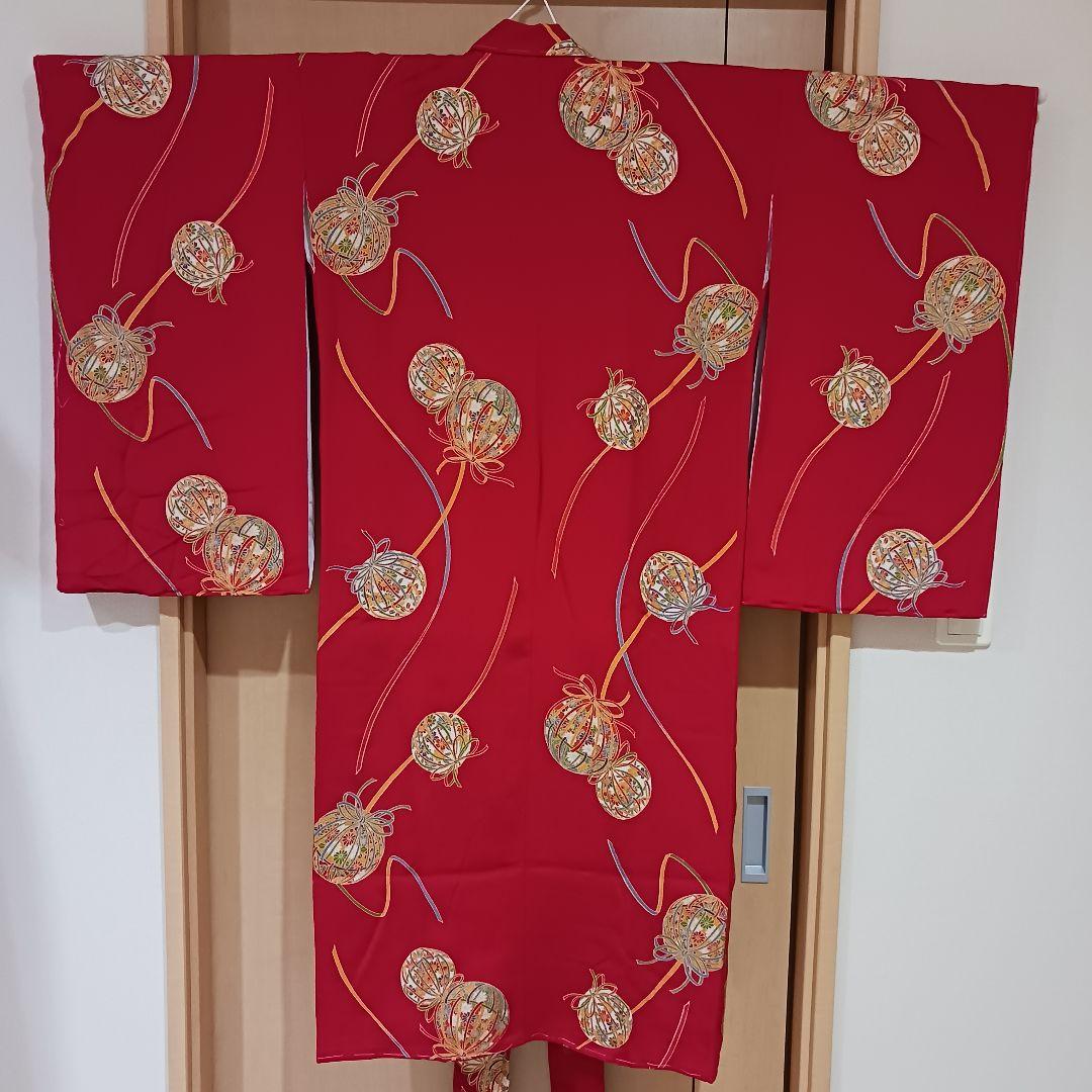 【専用☆】お誂え　正絹　女の子　着物　お宮参り　七五三　長襦袢付き