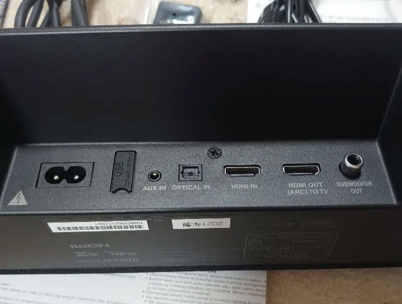 DENON DHT-S216 サウンドバー 正常作動品