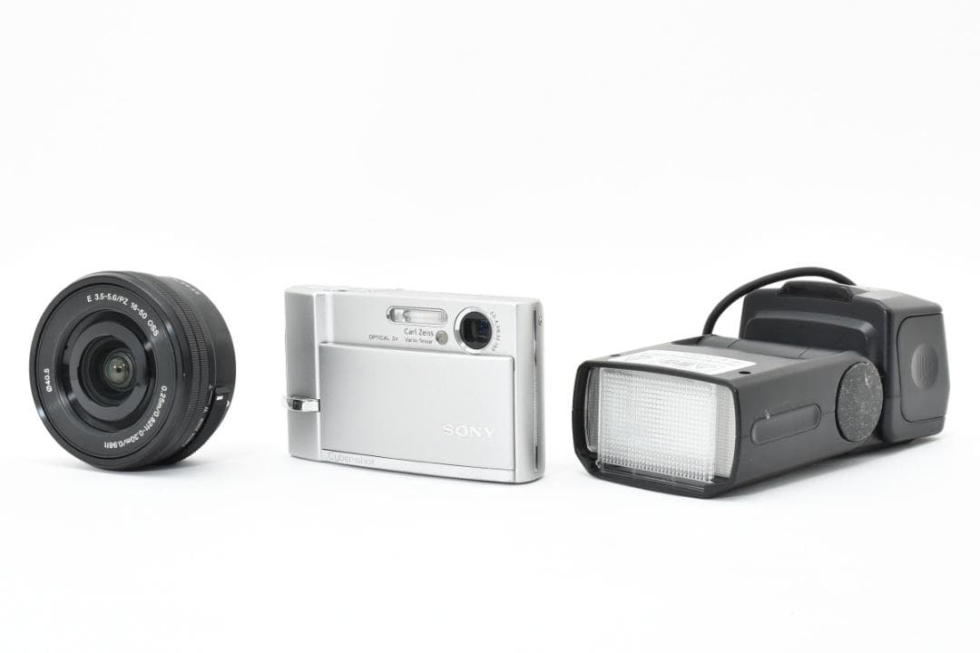 SONY DSC-T50 HVL-F1000 E PZ 16-50mm カメラ