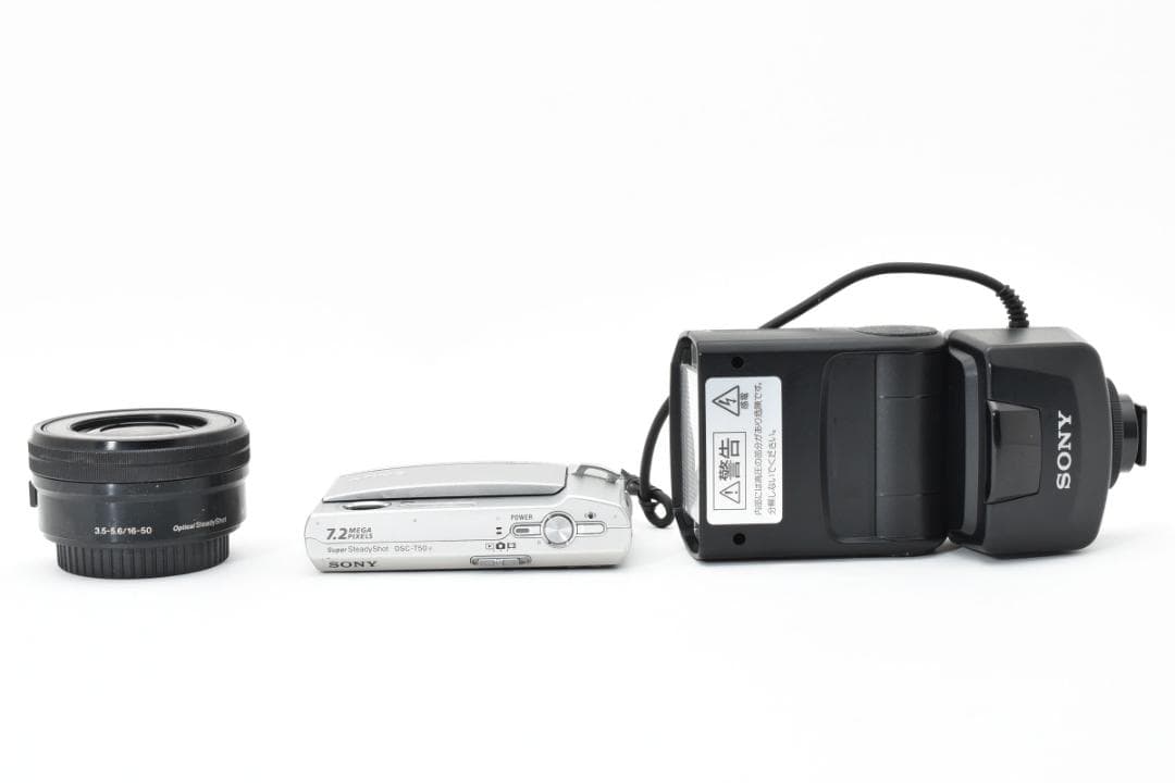 SONY DSC-T50 HVL-F1000 E PZ 16-50mm カメラ