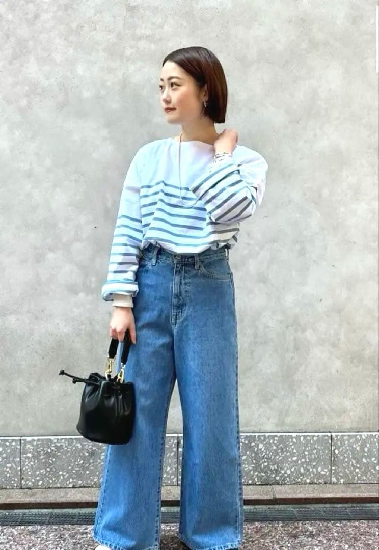 美品◯【LE MINOR/ルミノア 】SLOBE別注 NAVAL BORDER