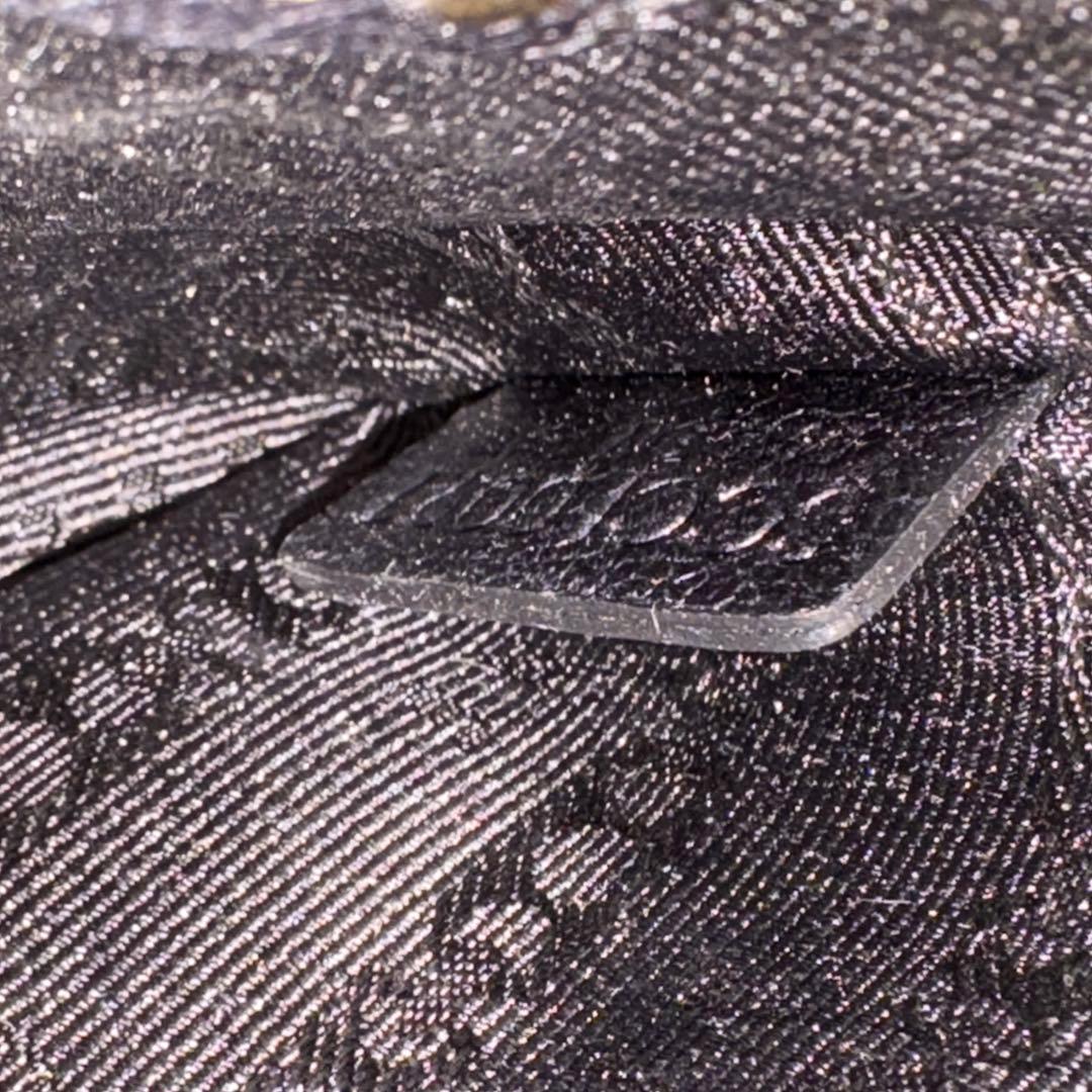 セリーヌ　CELINE トリオンフ　レザー　ケース　キーチェーン付　黒.