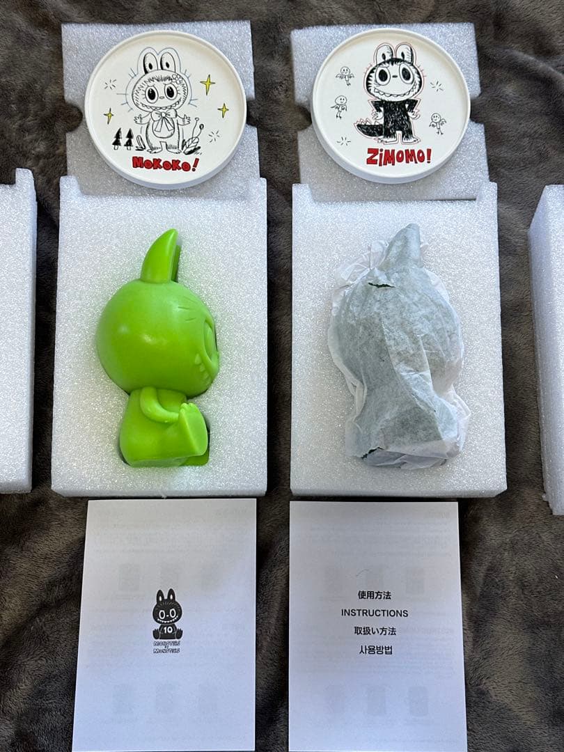 Labubu キャンドル　zimomo mokoko 2点セット