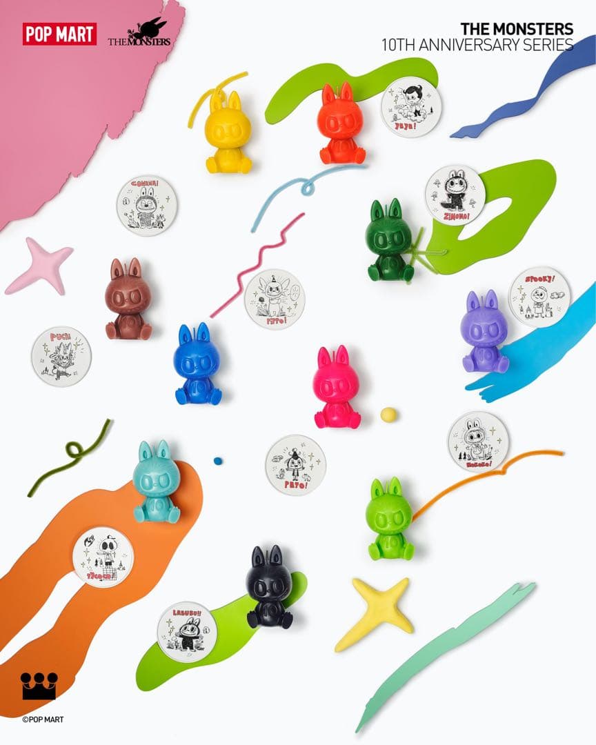 Labubu キャンドル　zimomo mokoko 2点セット