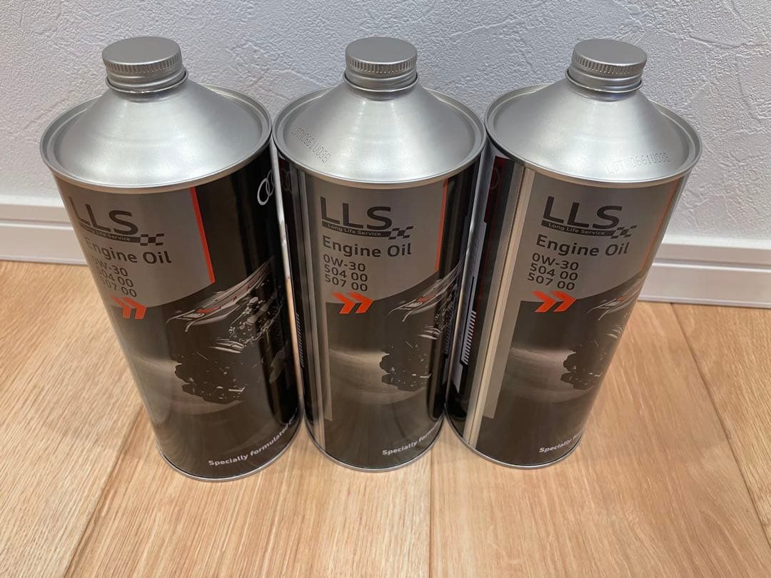Audi LLS Engine Oil 0W-30 504 00 3本セット