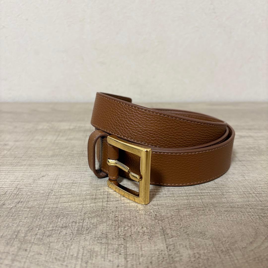極美品 ATELIER AMBOISE アトリエ アンボワーズ レザー ベルト