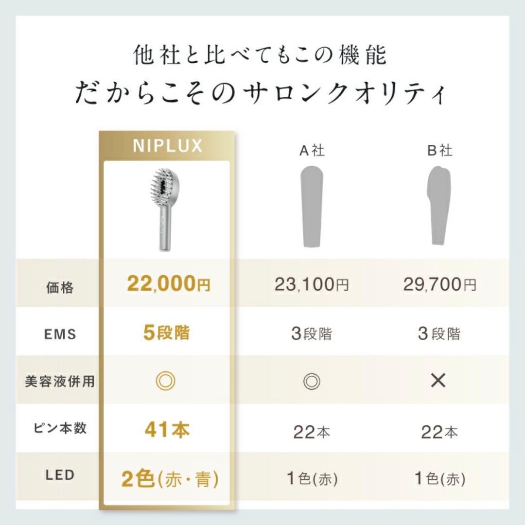 NIPLUX EMS LIFT BRUSH 美顔器