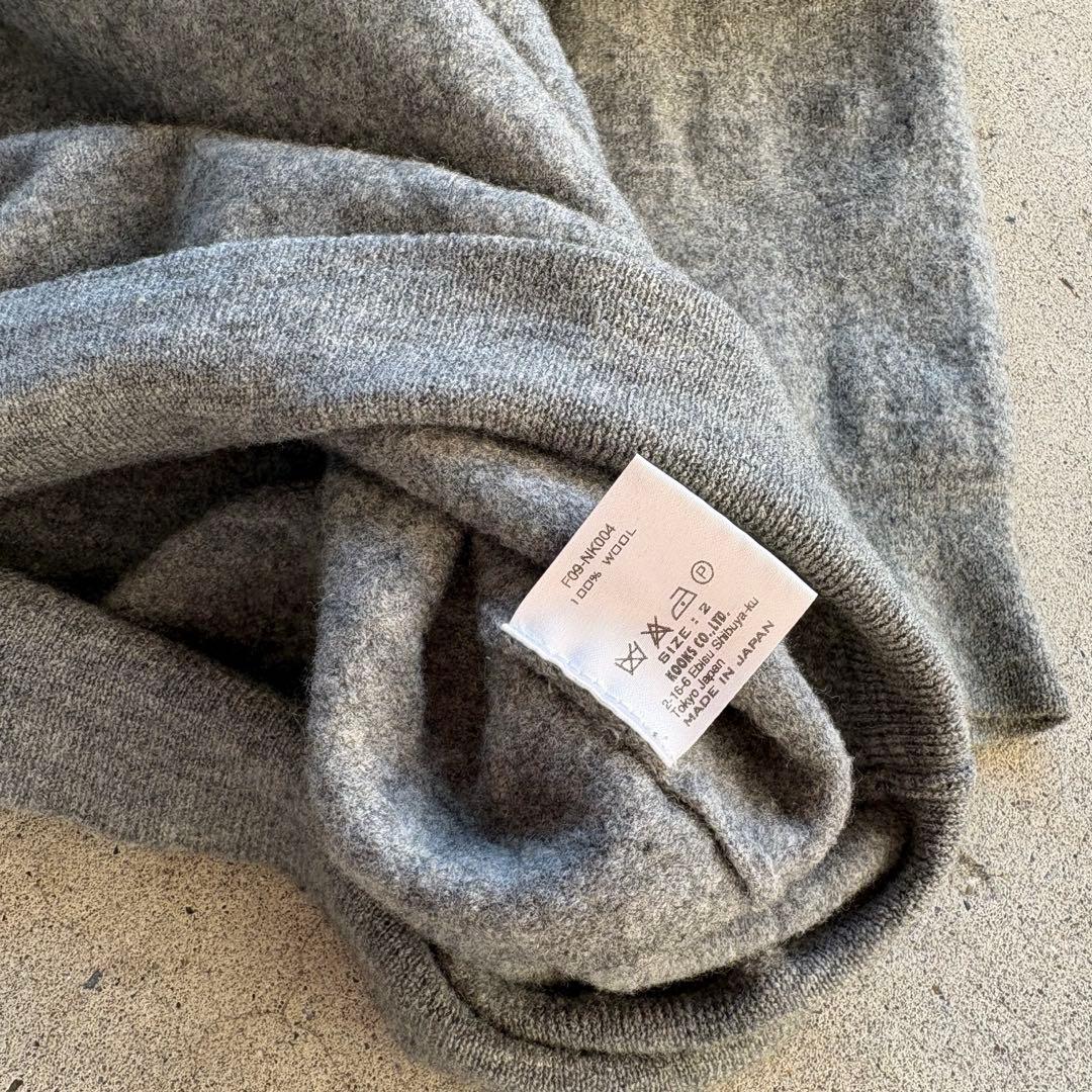 09aw NUMBER (N)INE Vニット archive SULLEN 2