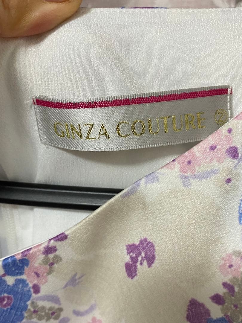 最終価格　GINZA COUTURE 花柄ロングドレス サイズ2 erukei
