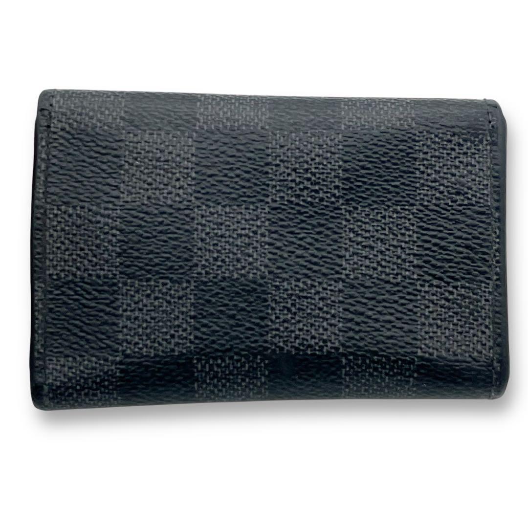 ルイヴィトン ミュルティクレ6 6連 キーケース ダミエ グラフィット グレー