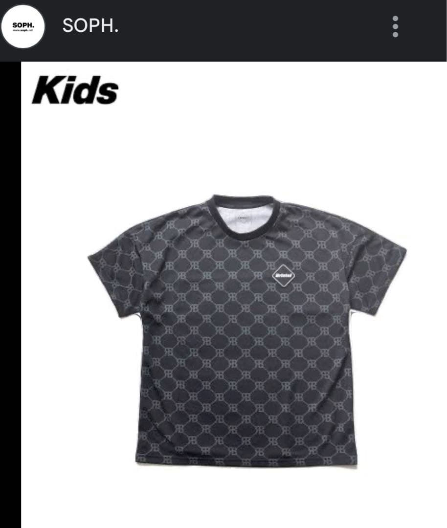 FCRB BRISTOL キッズ モノグラム Tシャツ 140 150 SOPH