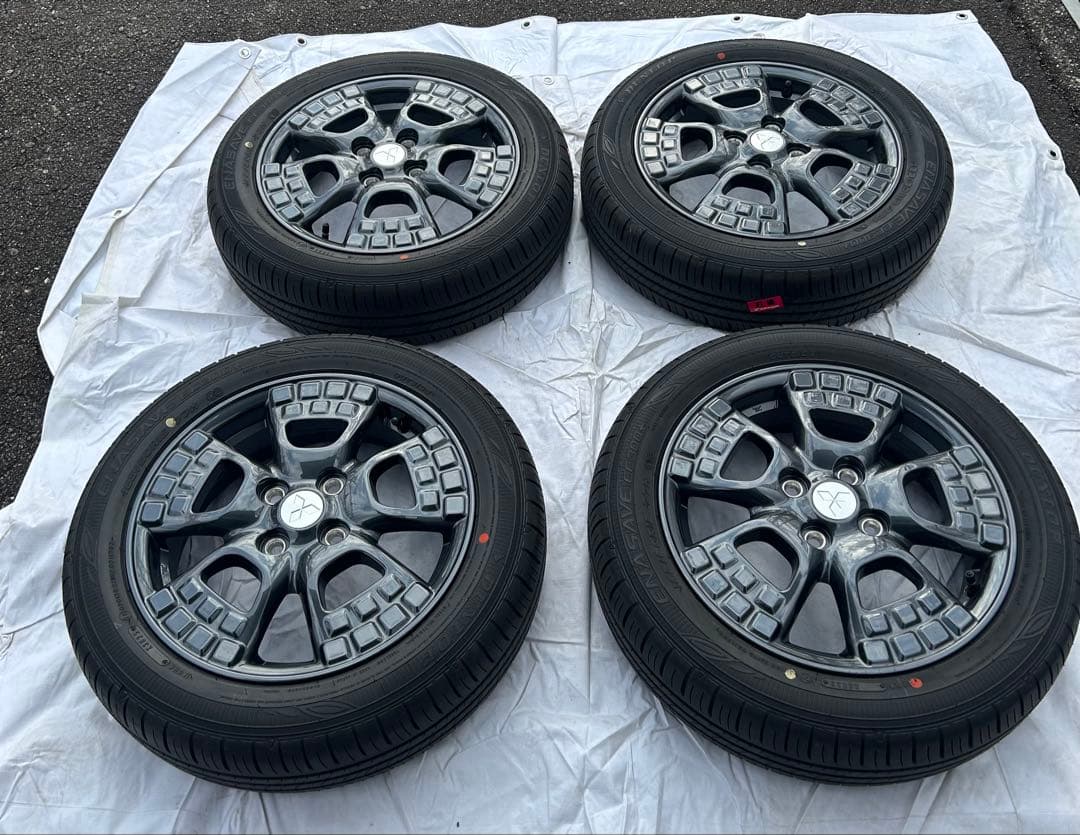 三菱 超新型デリカミニ純正15インチ タイヤホイールセット