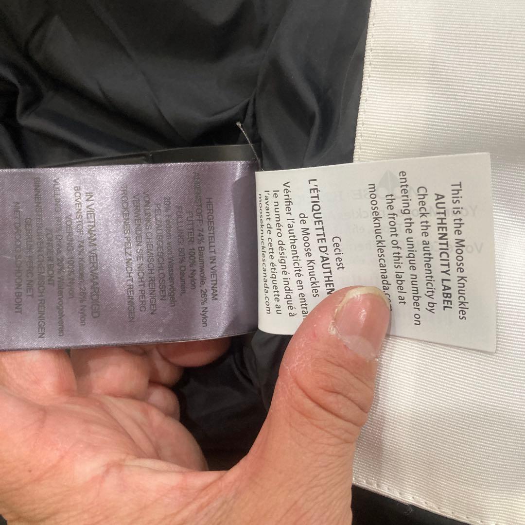 め*い様 Moose Knuckles ホワイトダウンジャケット