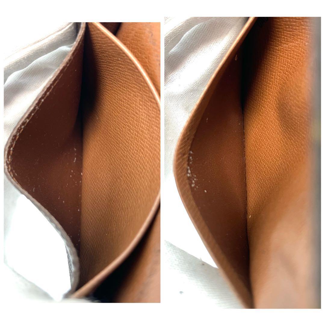 ルイヴィトン カードケース 名刺入れ モノグラム 茶 ブラウン アンヴェロップ