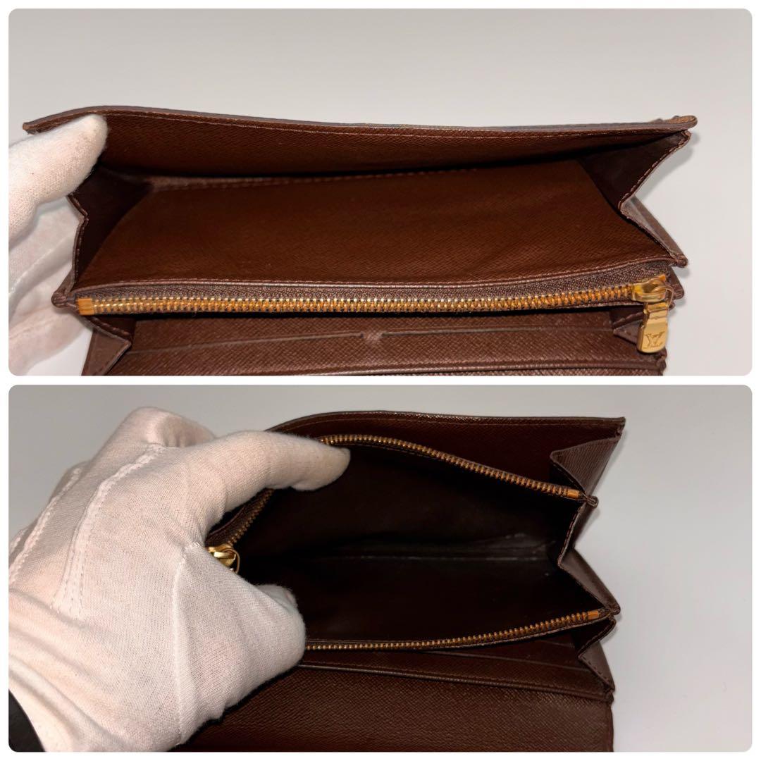 【鑑定済み】ルイヴィトン✨ダミエ 長財布 10枚✨ポルトフォイユサラ