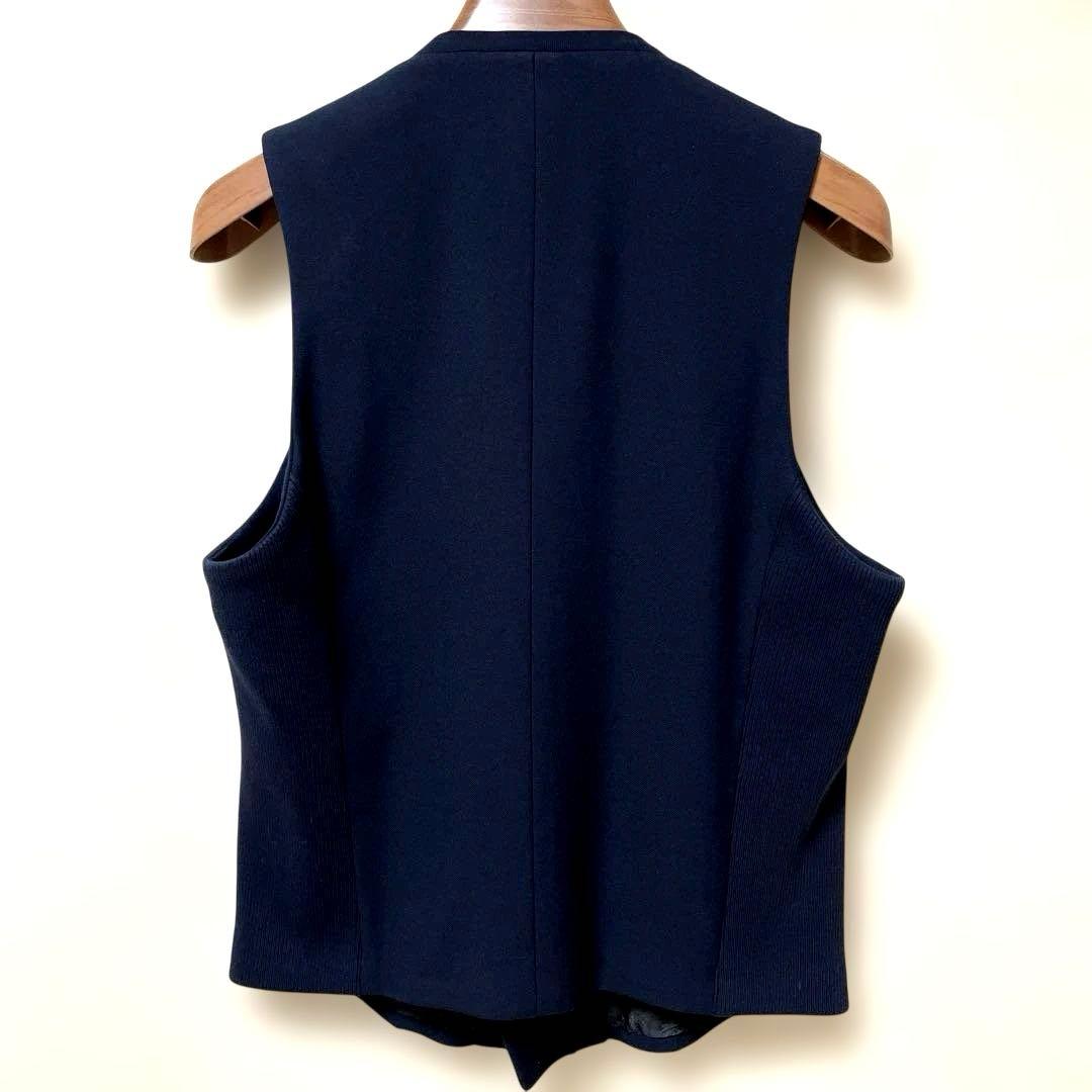 1piu1uguale3 CRAZY RIB GILETジレベストネイビーⅣ