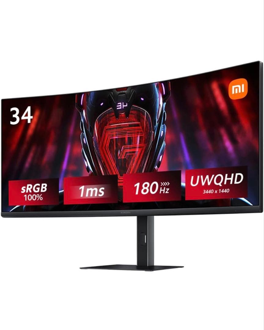 Xiaomi 曲面 ゲーミングモニターG34WQi 34インチ（売り切り値下げ）