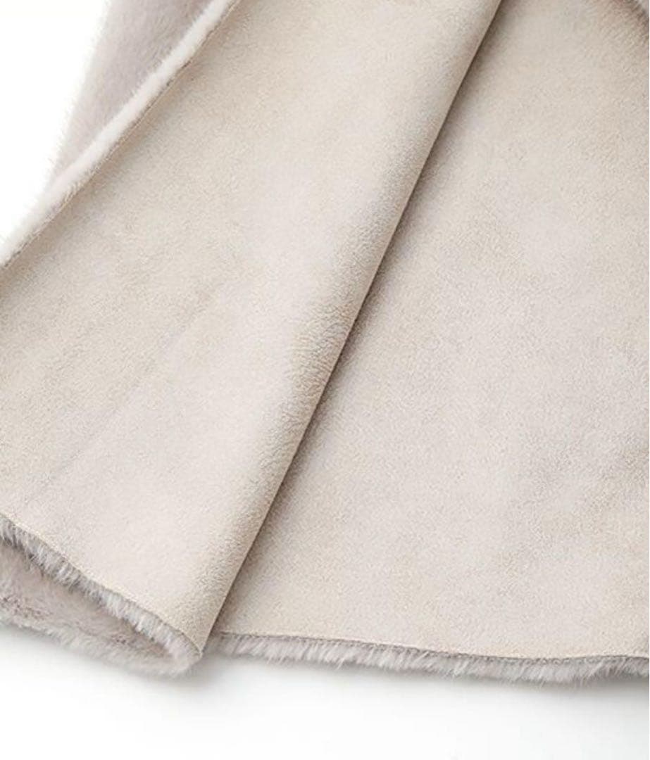 インゲボルグ 高級ジレ ロング マキシワンピ フェイクファー コート アウター