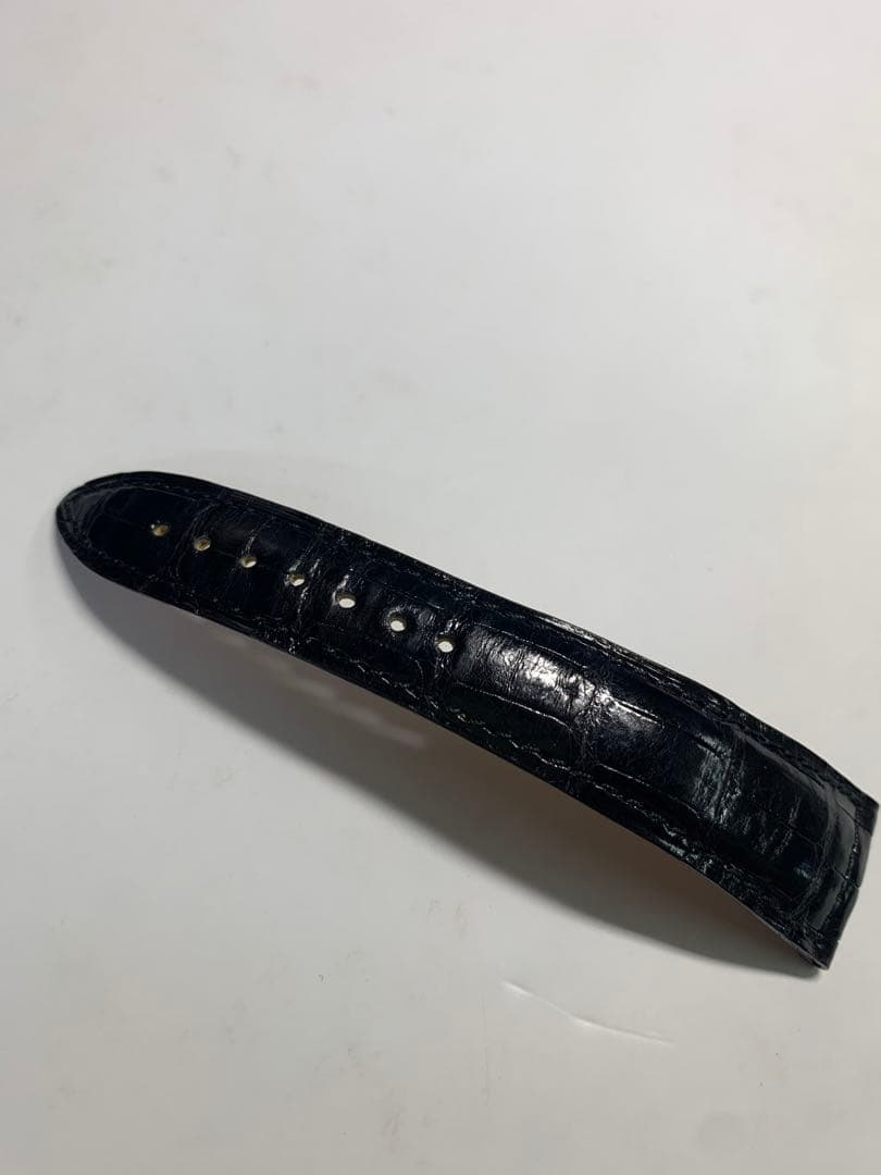 Jaeger-LeCoultre ジャガールクルト純正黒クロコ20mm